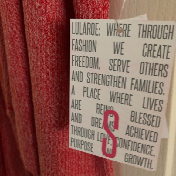 LuLaRoe Red Lindsay - Picture 2 of 2